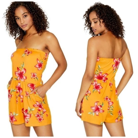 Guess Pants - GUESS Luciana Floral Romper